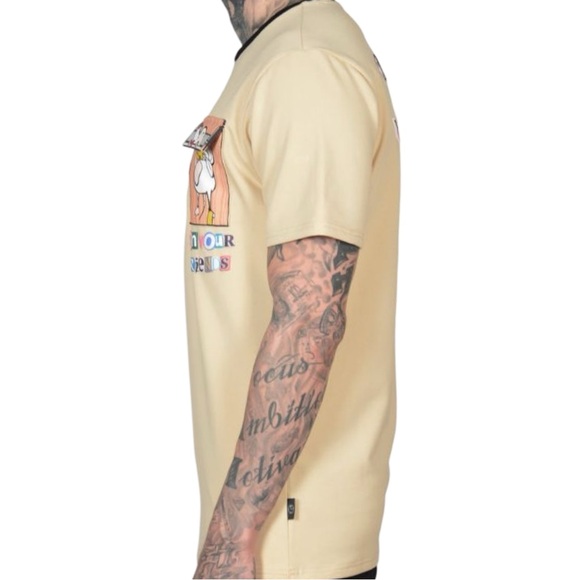 NWT THE HIDEOUT CLOTHING NEVER RAT MOUSE TRAP POCKET TEE - Picture 4 of 9